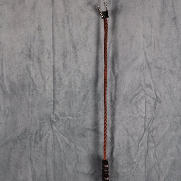 Vintage Tiki Bolo Tie - Hand Carved Maori Teko Clasp - Adult One Size - Picture 4 of 5